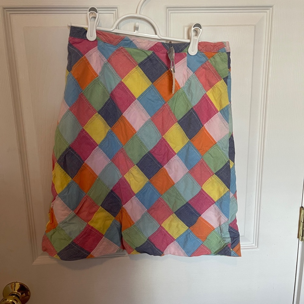Vintage Plaid Colorful Skirt